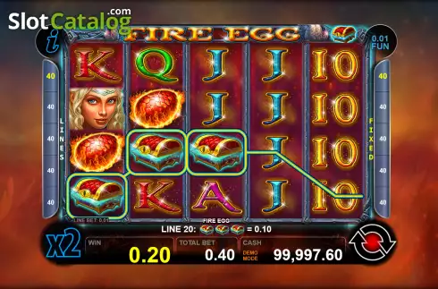 Οθόνη3. Fire Egg Κουλοχέρης