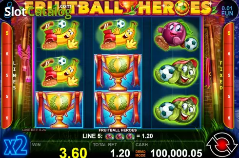 Οθόνη4. Fruitball Heroes Κουλοχέρης