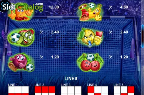 Οθόνη7. Fruitball Heroes Κουλοχέρης