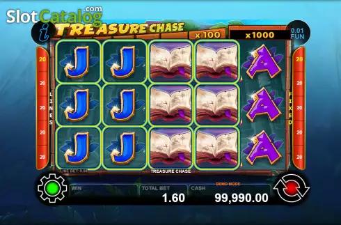 Οθόνη4. Treasure Chase Κουλοχέρης
