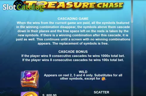 Οθόνη5. Treasure Chase Κουλοχέρης