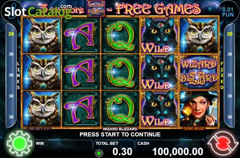 Οθόνη2. Wizard Blizzard x5 Κουλοχέρης