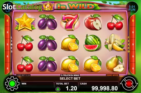 Οθόνη2. 5 Fruitata Wins Κουλοχέρης