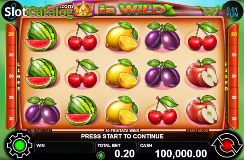 Οθόνη2. 20 Fruitata Wins Κουλοχέρης