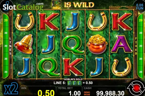 Οθόνη3. Goblin's Gold (Casino Technology) Κουλοχέρης