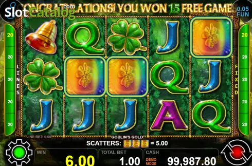 Οθόνη4. Goblin's Gold (Casino Technology) Κουλοχέρης