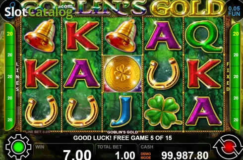 Οθόνη5. Goblin's Gold (Casino Technology) Κουλοχέρης