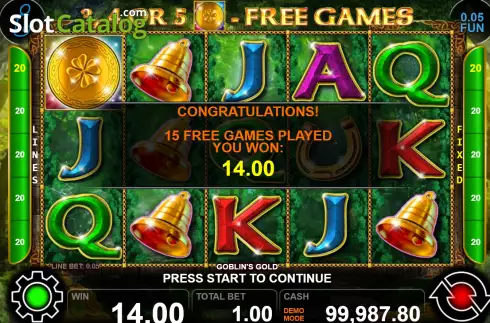 Οθόνη6. Goblin's Gold (Casino Technology) Κουλοχέρης