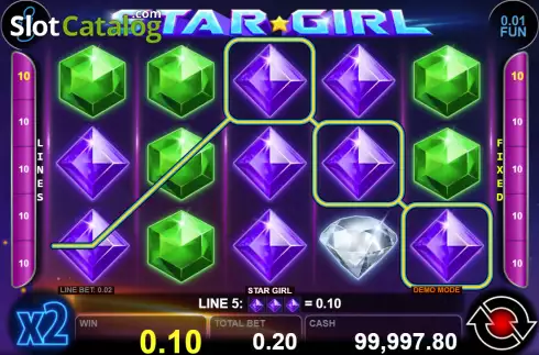 Οθόνη3. Star Girl Κουλοχέρης