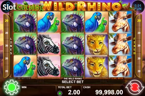 Οθόνη2. Wild Rhino Κουλοχέρης
