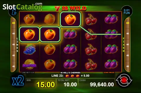 Οθόνη3. 40 Hell's Cherries Κουλοχέρης