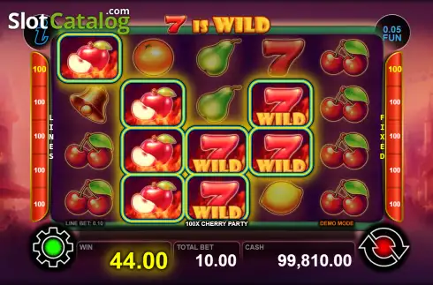 Οθόνη3. 100x Cherry Party Κουλοχέρης
