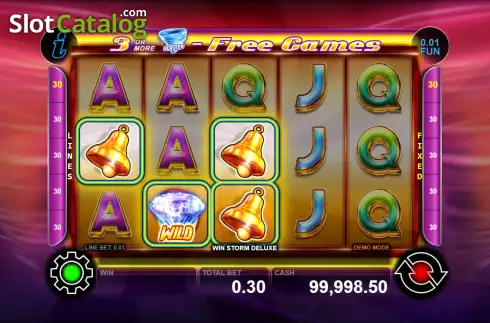Οθόνη3. Win Storm Deluxe Κουλοχέρης