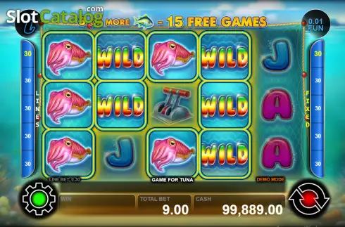 Οθόνη3. Game for Tuna Κουλοχέρης