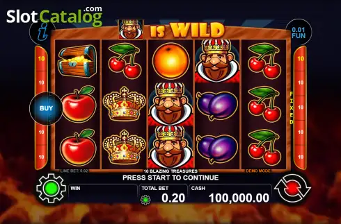 Οθόνη2. 10 Blazing Treasures Κουλοχέρης 