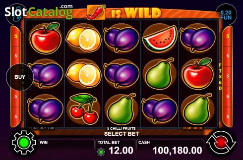 Οθόνη2. 5 Chilli Fruits Κουλοχέρης