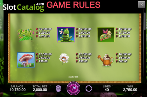 Οθόνη5. Magic Forest (Caleta Gaming) Κουλοχέρης
