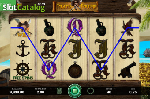 Οθόνη3. Pirates of Fortune Κουλοχέρης