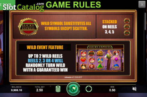 Οθόνη5. Lucky Express (Caleta Gaming) Κουλοχέρης