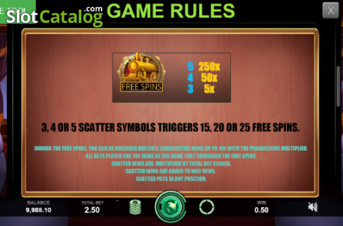 Οθόνη6. Lucky Express (Caleta Gaming) Κουλοχέρης