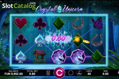 Οθόνη5. Crystal Unicorn Κουλοχέρης