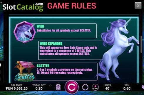 Οθόνη7. Crystal Unicorn Κουλοχέρης