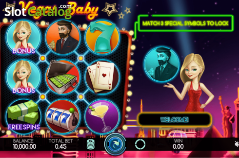 Οθόνη2. Vegas Baby (Caleta Gaming) Κουλοχέρης