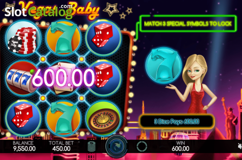 Οθόνη3. Vegas Baby (Caleta Gaming) Κουλοχέρης
