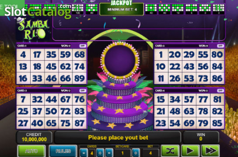 Οθόνη2. Bingo Samba Rio Κουλοχέρης