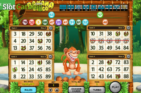 Οθόνη3. Banana Bingo Κουλοχέρης