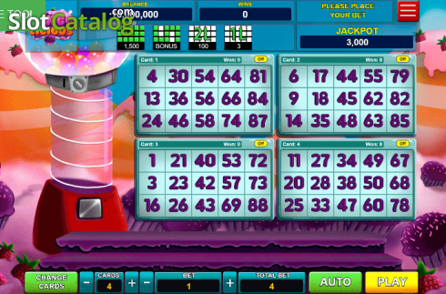 Οθόνη2. Bingolicious (Caleta Gaming) Κουλοχέρης