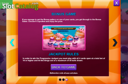 Οθόνη7. Bingolicious (Caleta Gaming) Κουλοχέρης