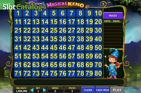 Οθόνη2. Magical Keno Κουλοχέρης