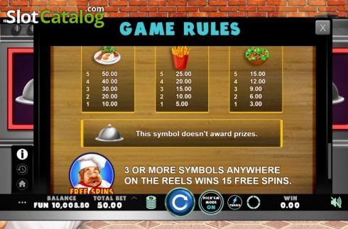 Οθόνη7. Hungry Chef Pickem Κουλοχέρης