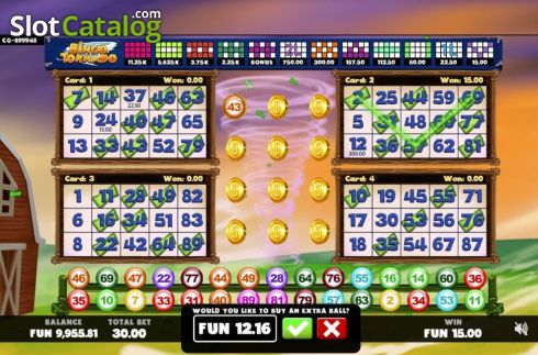 Οθόνη4. Bingo Tornado Κουλοχέρης