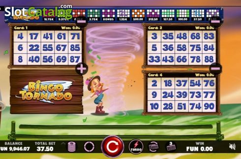 Οθόνη5. Bingo Tornado Κουλοχέρης