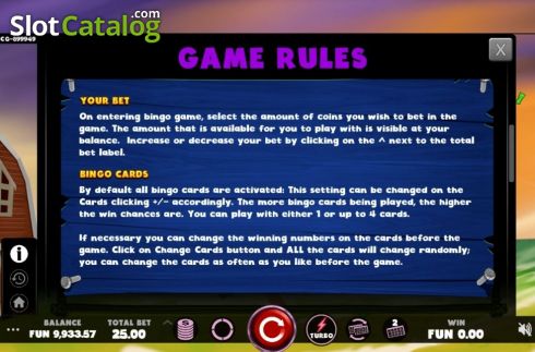 Οθόνη7. Bingo Tornado Κουλοχέρης