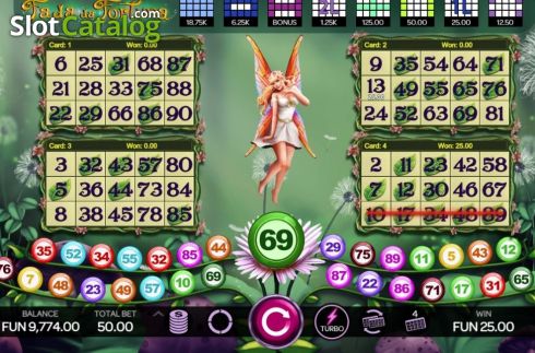 Οθόνη4. Bingo Fada da Fortuna Κουλοχέρης