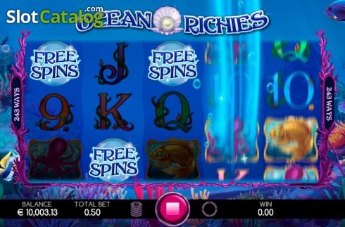 Οθόνη4. Ocean Richies (Caleta Gaming) Κουλοχέρης