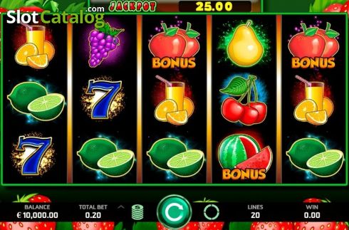 Οθόνη2. New Fruit (Caleta Gaming) Κουλοχέρης