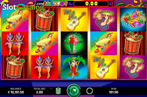 Οθόνη2. Samba (Caleta Gaming) Κουλοχέρης