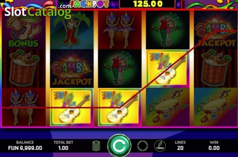Οθόνη6. Samba (Caleta Gaming) Κουλοχέρης