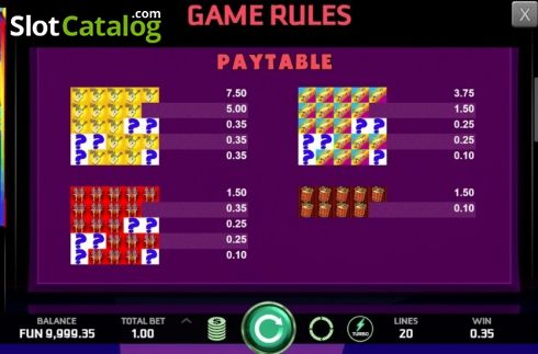 Οθόνη8. Samba (Caleta Gaming) Κουλοχέρης