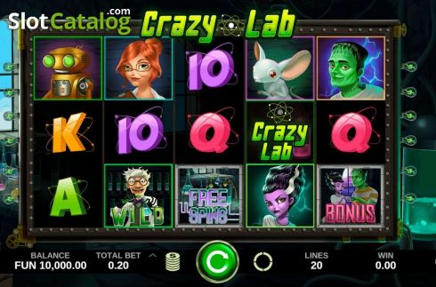Οθόνη2. Crazy Lab (Caleta Gaming) Κουλοχέρης