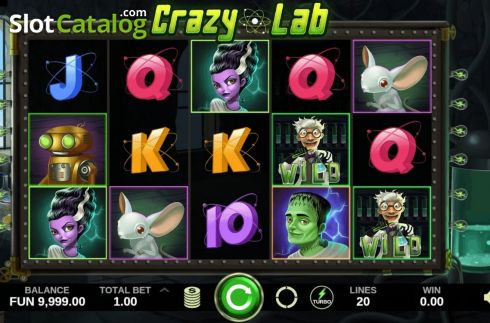 Οθόνη3. Crazy Lab (Caleta Gaming) Κουλοχέρης