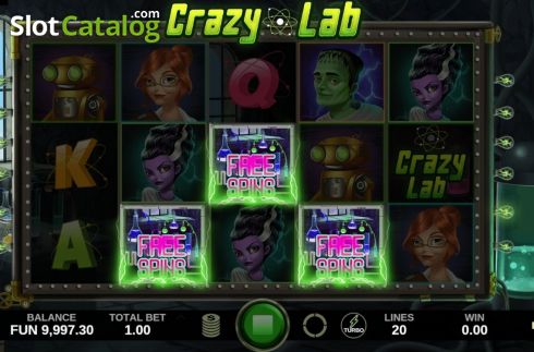 Οθόνη5. Crazy Lab (Caleta Gaming) Κουλοχέρης
