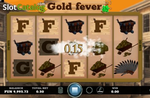 Οθόνη5. Gold Fever (Caleta Gaming) Κουλοχέρης