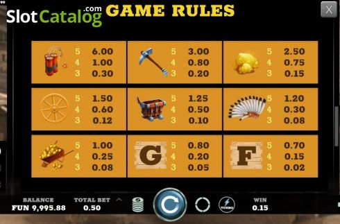 Οθόνη8. Gold Fever (Caleta Gaming) Κουλοχέρης