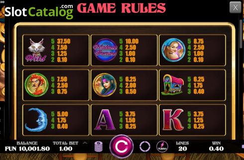Οθόνη6. Madame Fortune (Caleta Gaming) Κουλοχέρης