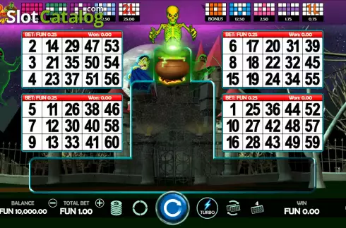 Οθόνη2. Bingo Halloween Κουλοχέρης